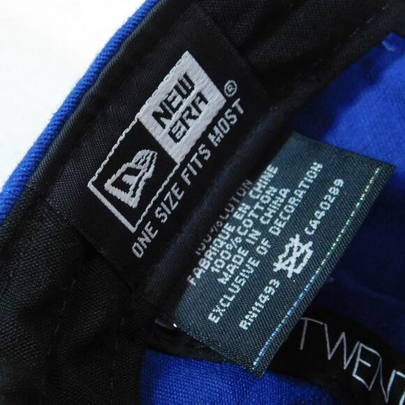 New Era Seattle Mariners Trident Logo Strapback Hat Blue 9Twenty Adjustable MLB - Picture 7 of 7